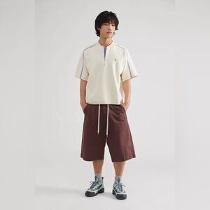 UO cycle Quarter Zip Short Sleeve Sweatshirt